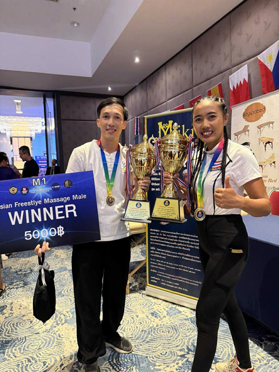 Tham gia M1 Grand Prix Thailand 2025, Anh không chỉ đại diện cho bản thân mà còn mang theo khát vọng nâng tầm massage trị liệu.